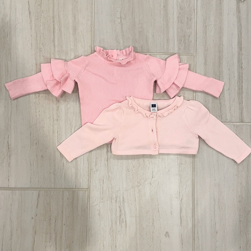 Janie and Jack Pink Sweaters